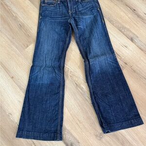 Ariat Women's Dark Blue Wide Leg Jeans